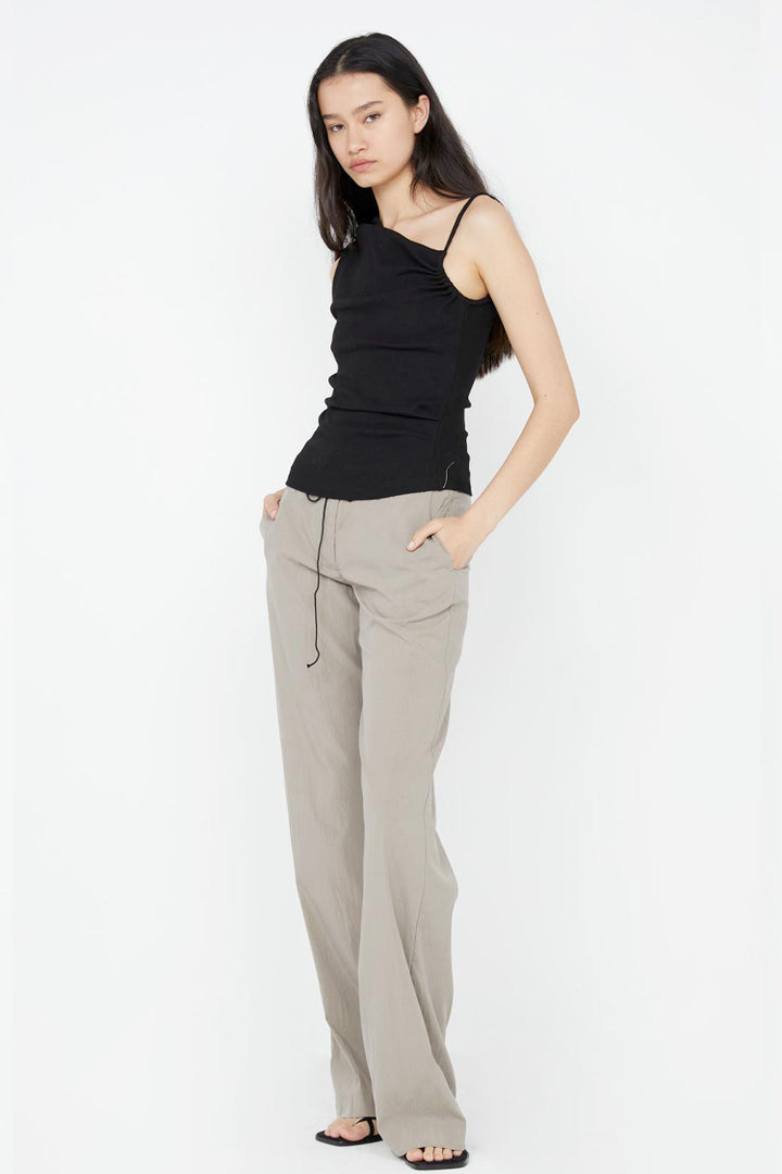Leila Asym Tank in Black