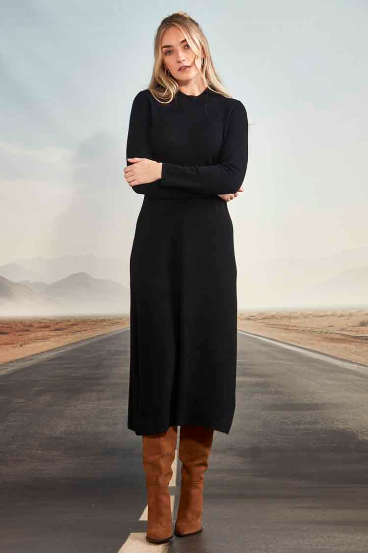 Lennox Dress in Black