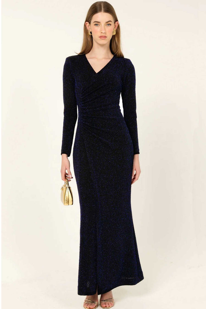 Lenora Maxi Dress in Midnight