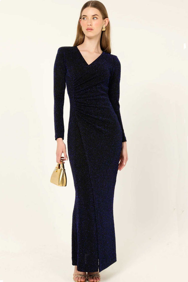 Lenora Maxi Dress in Midnight
