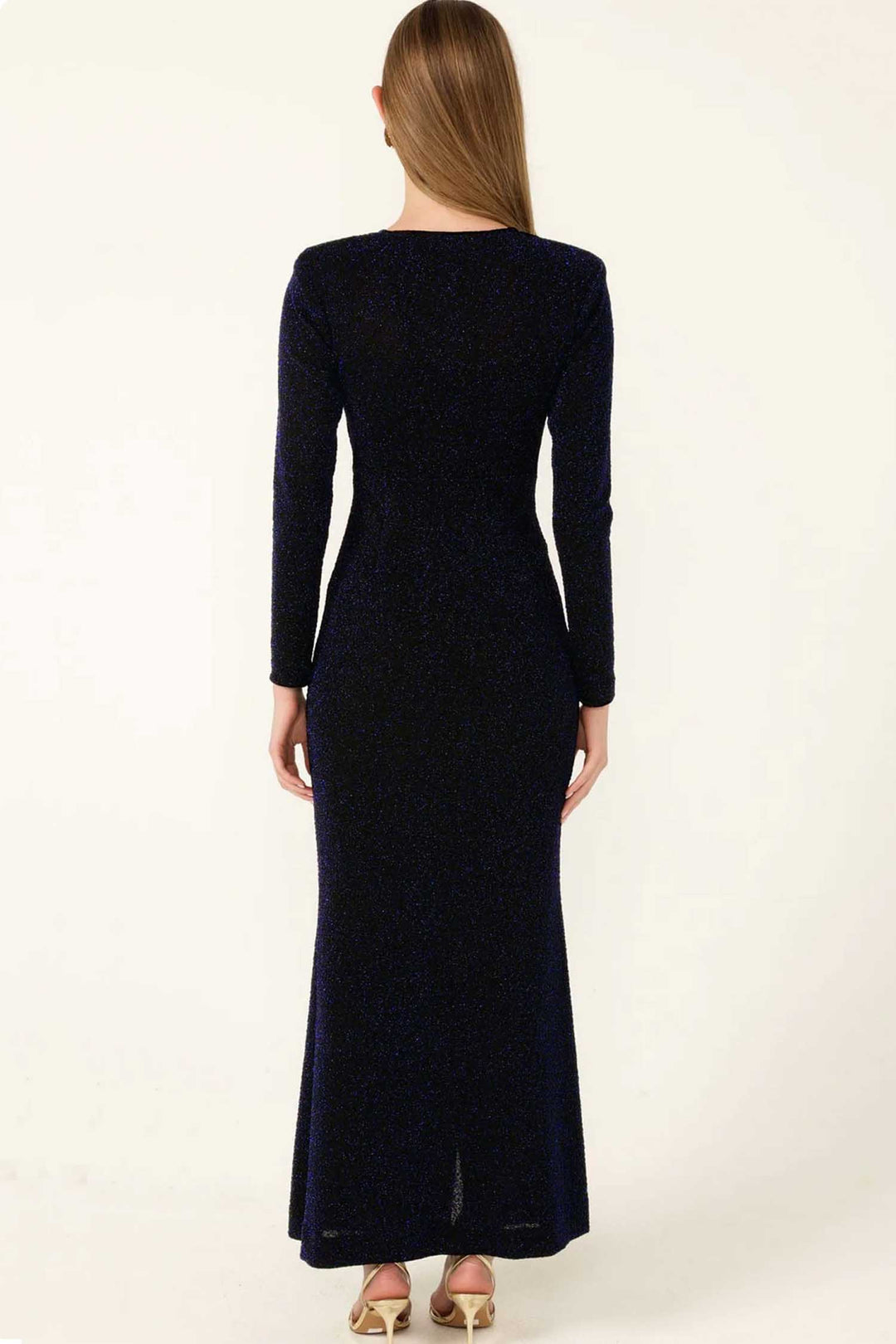 Lenora Maxi Dress in Midnight