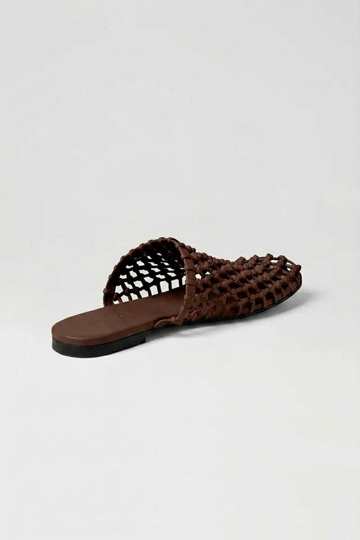 Liago Mules in Chocolate