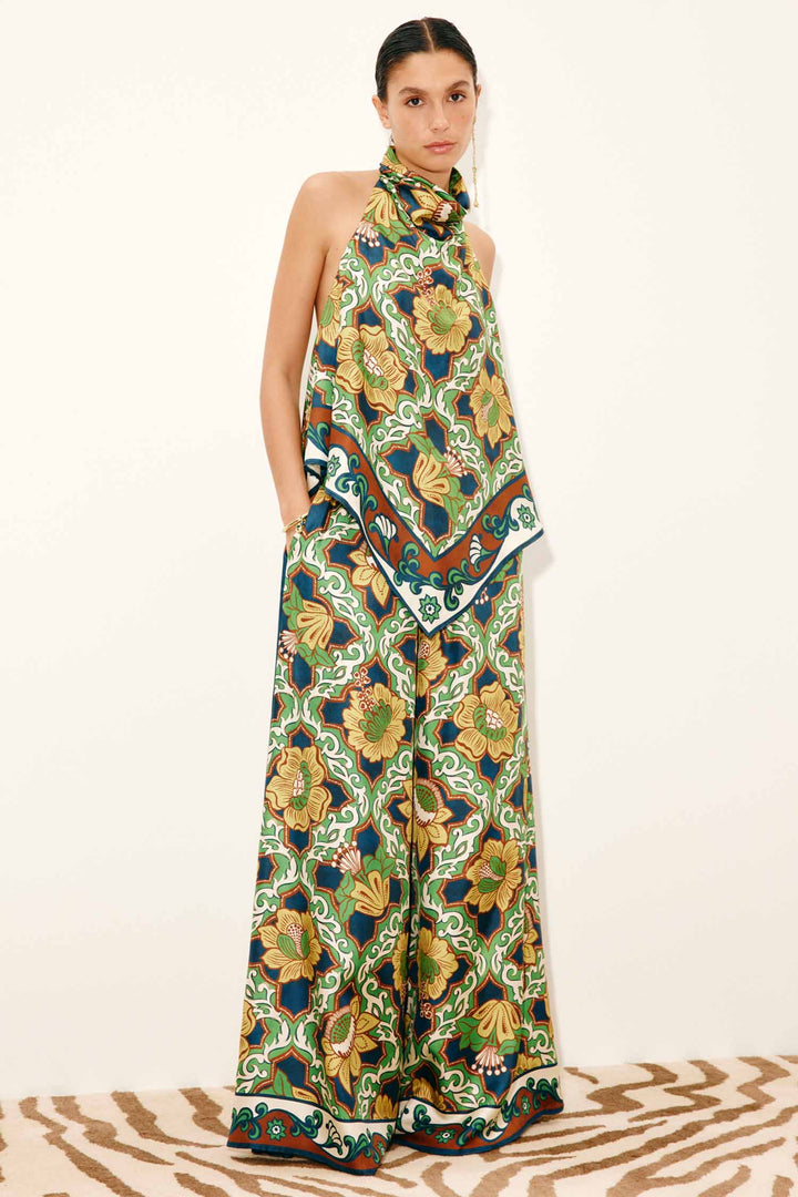 Liana Silk Palazzo Pant