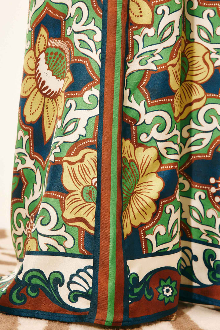 Liana Silk Palazzo Pant