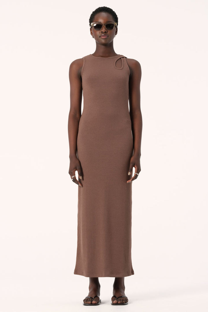 Liguria Dress in Cocoa | FINAL SALE