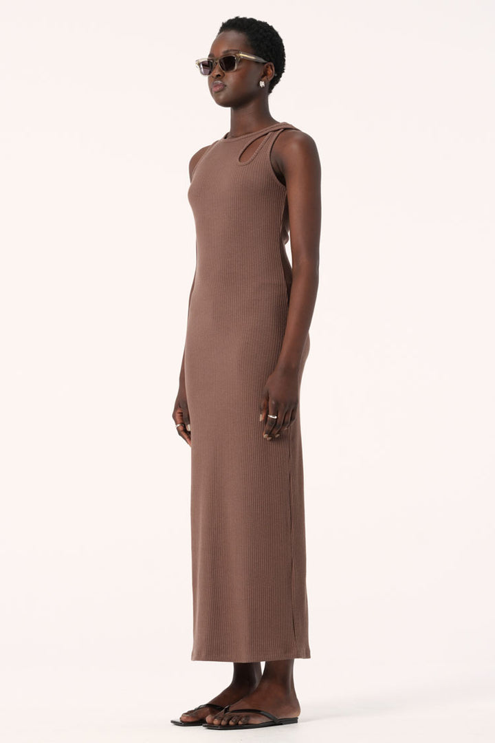 Liguria Dress in Cocoa | FINAL SALE