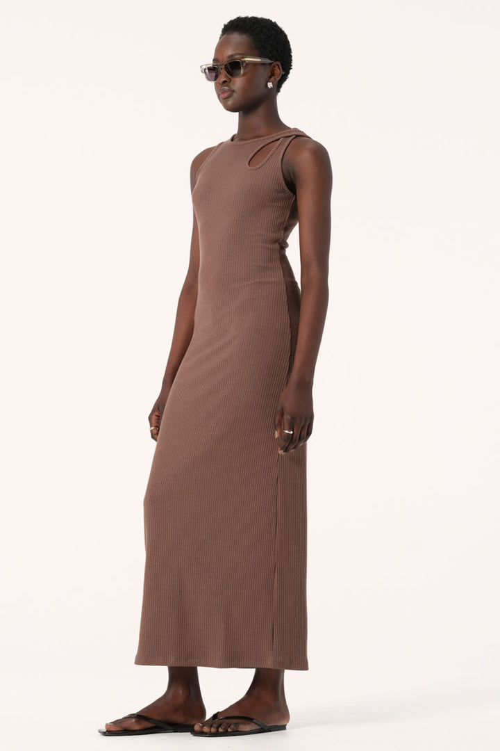Liguria Dress in Cocoa | FINAL SALE