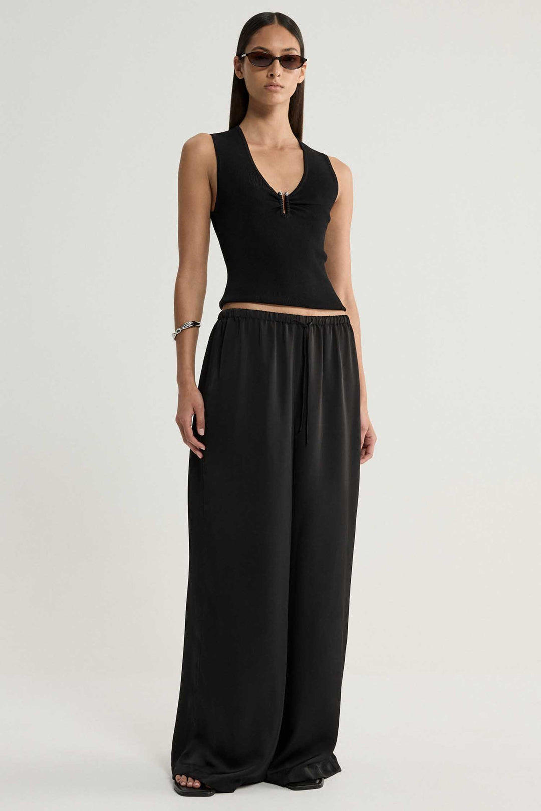 Lindsay Knit Top in Black