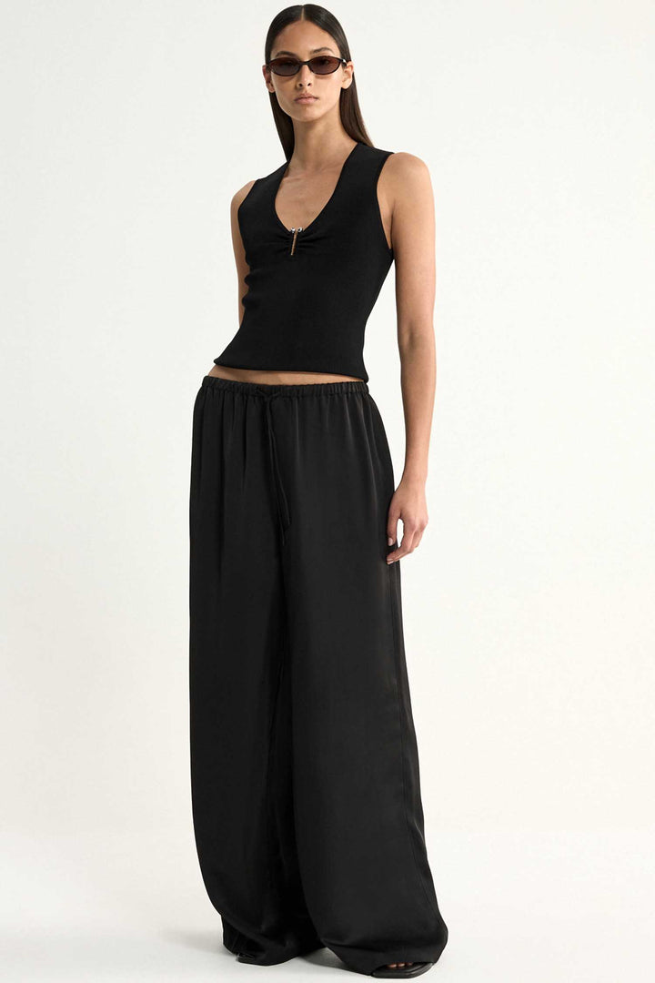 Lindsay Knit Top in Black
