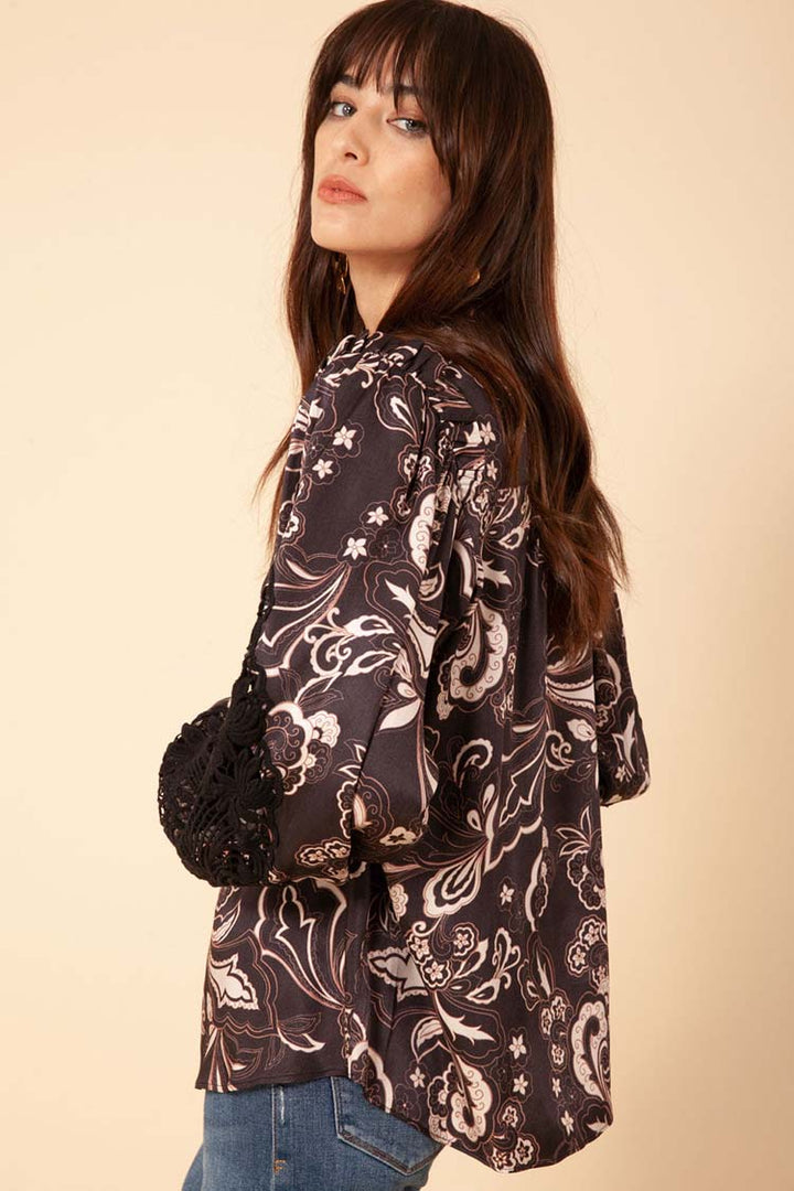 Lise Twill Top | FINAL SALE