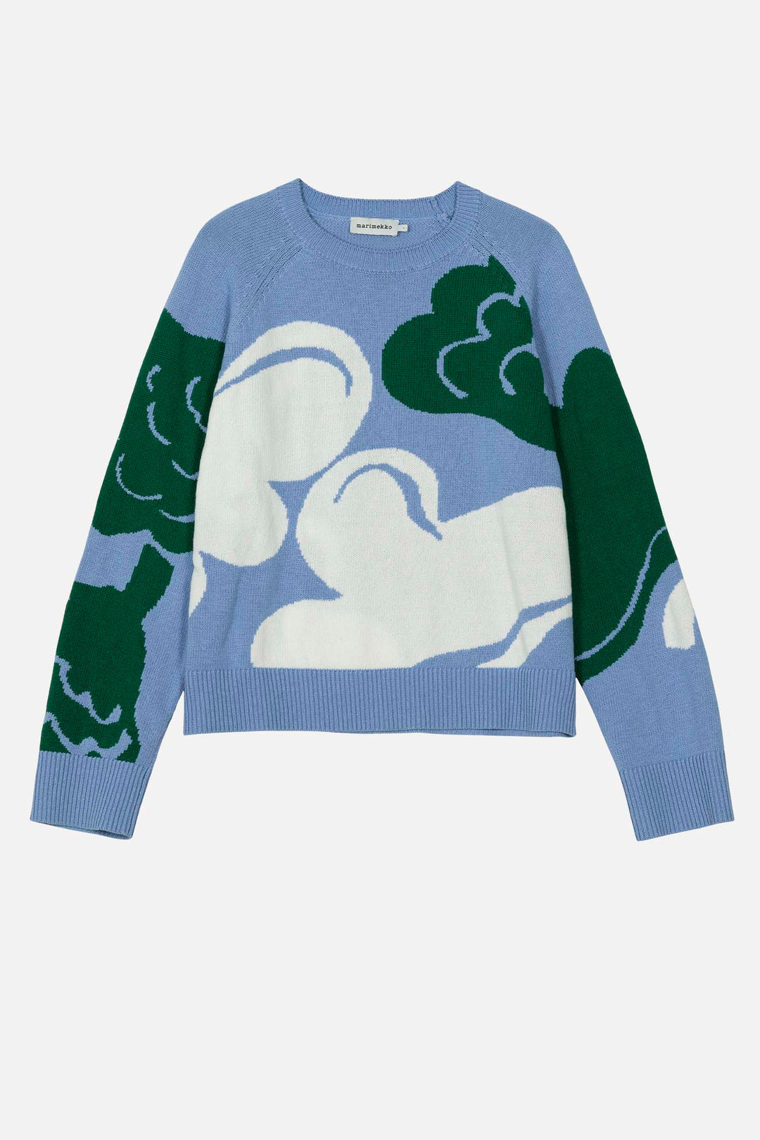 Loitsu Kukasta Kukkaan Knitted Pullover in Blue