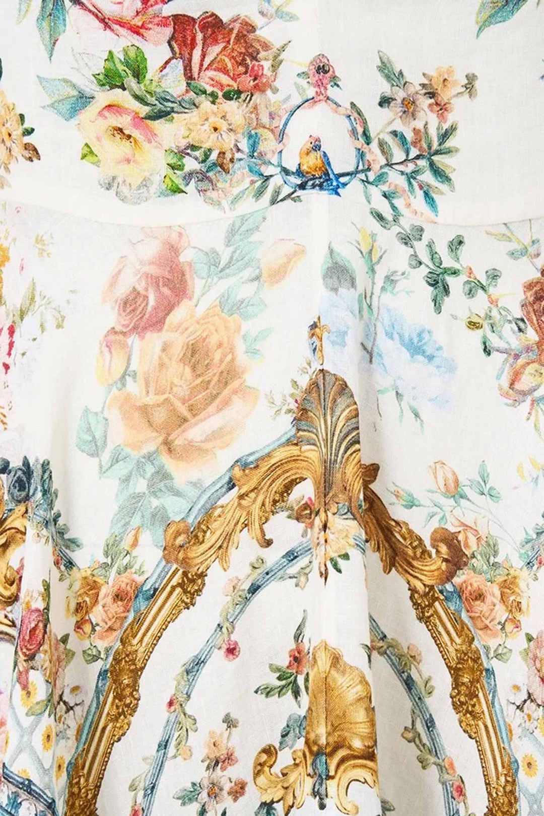 Long Dress with Tie Front in Ballad Of The Bibliotheque