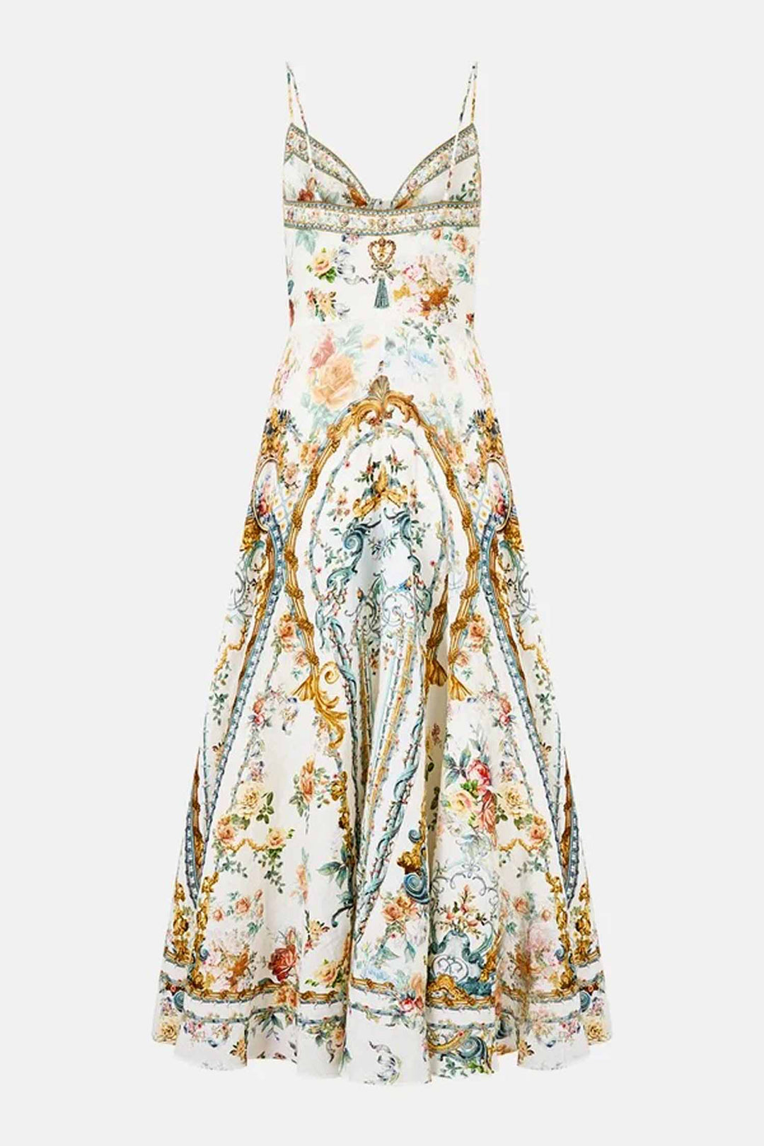 Long Dress with Tie Front in Ballad Of The Bibliotheque