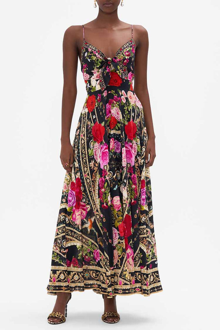 Long Dress w Tie Front in Reservation for Love