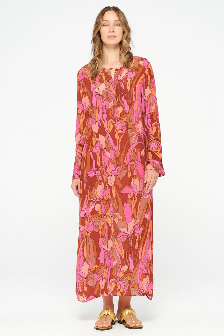 Long Genie Dress in Istria Pink
