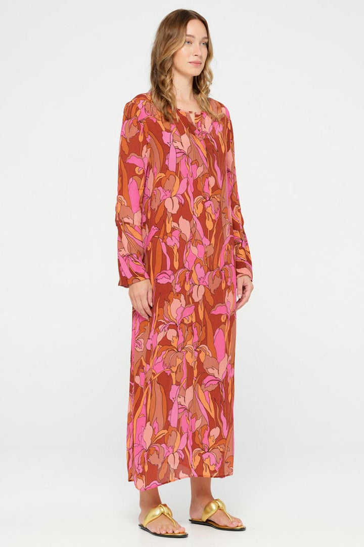 Long Genie Dress in Istria Pink
