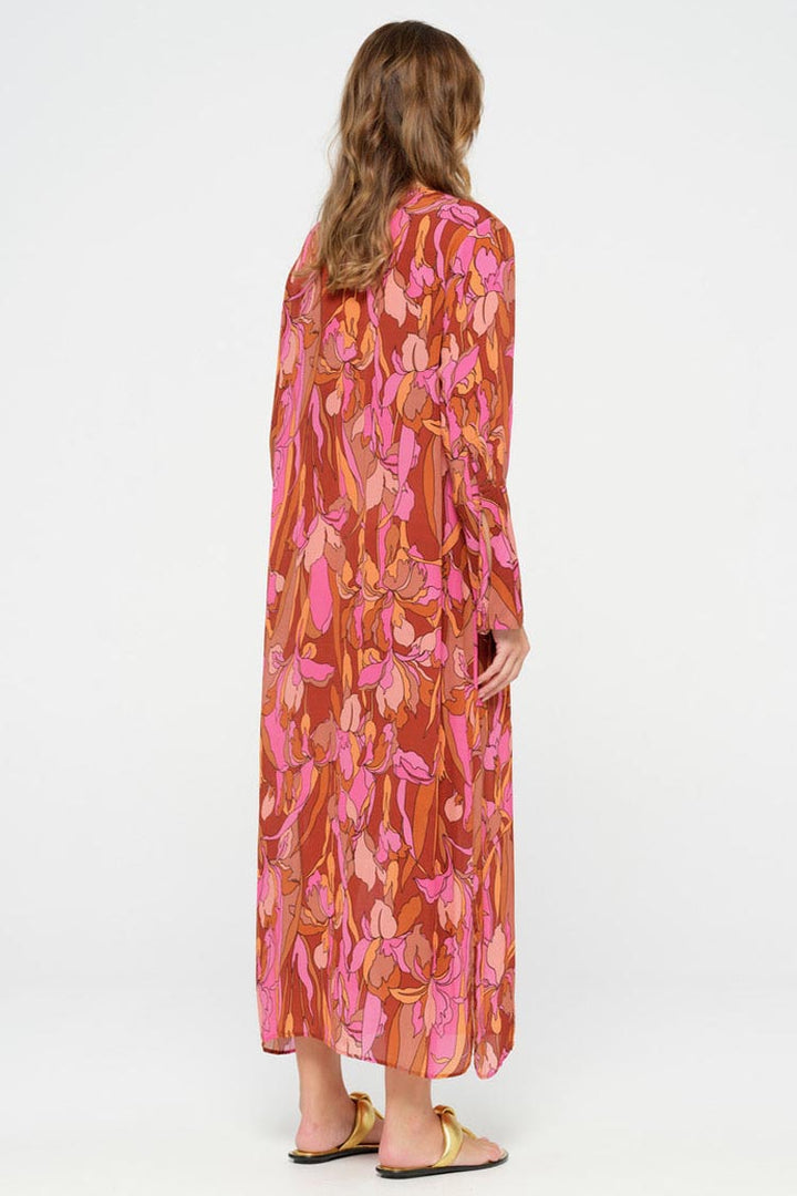 Long Genie Dress in Istria Pink