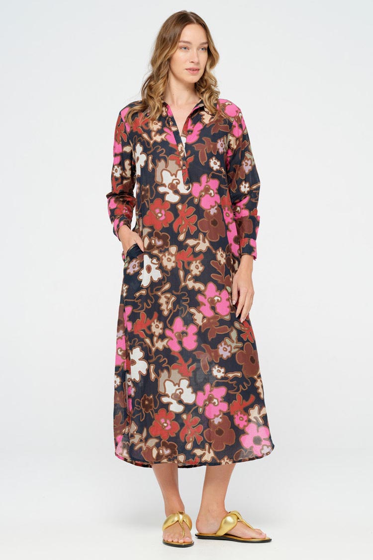 Long Gilli Dress in Little Bay