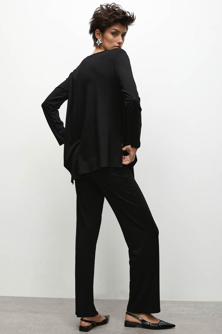 Long Jersey Pant in Black