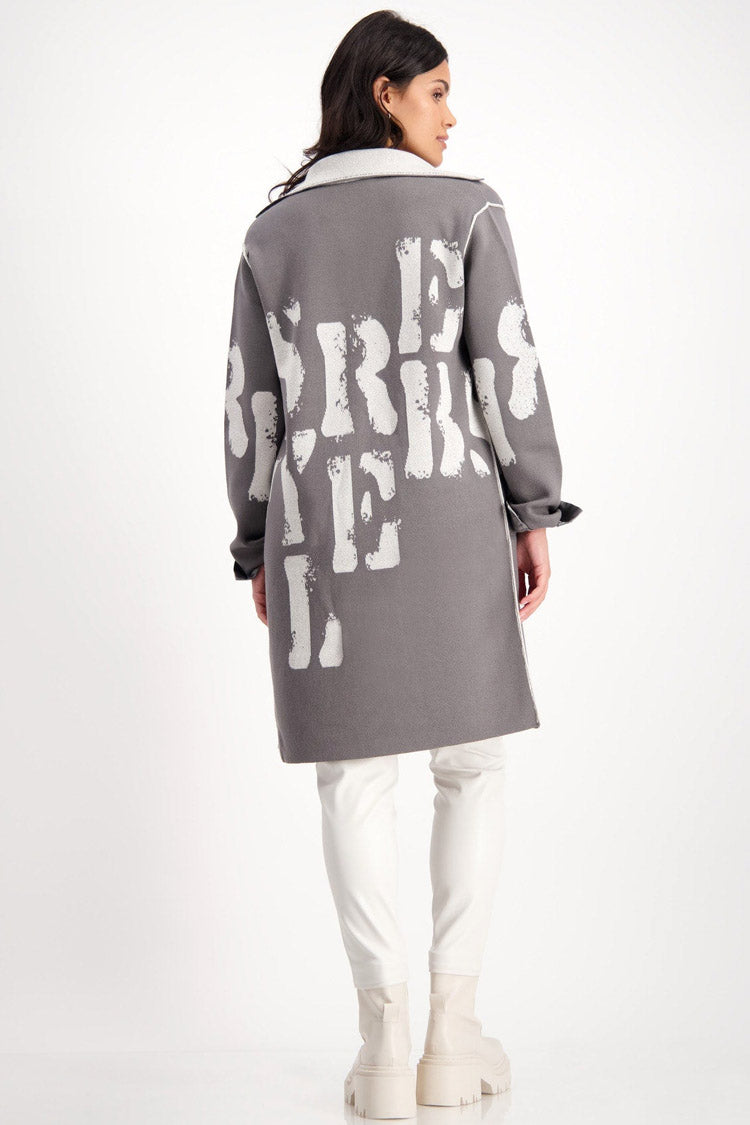 Long Knit Reversible Coat | FINAL SALE