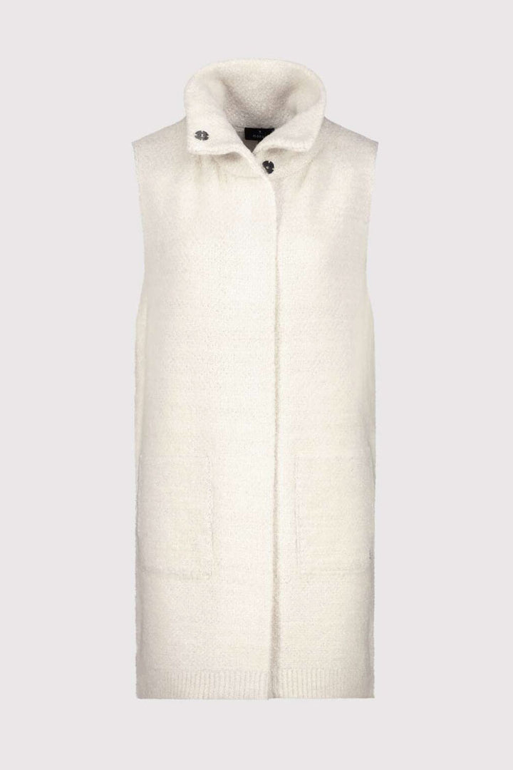 Long Line Knit Vest in Sandshell