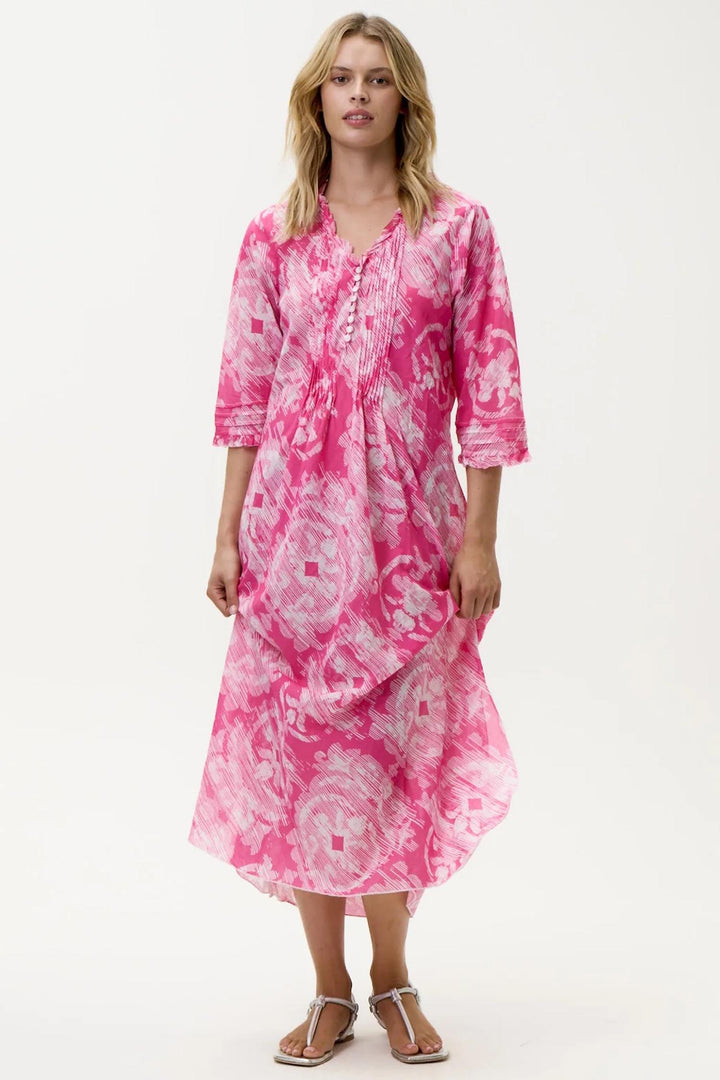 Long Poppy Dress in Praiano