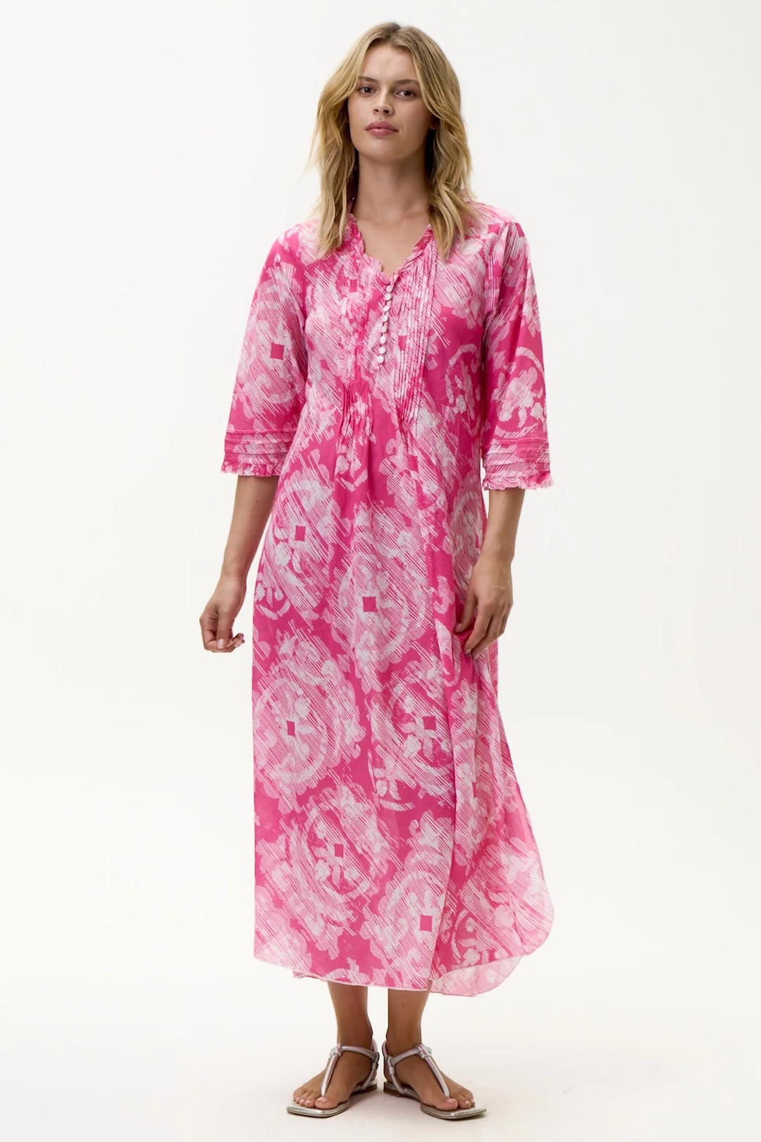 Long Poppy Dress in Praiano