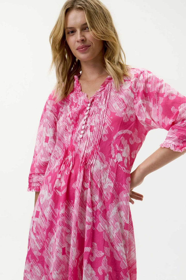 Long Poppy Dress in Praiano