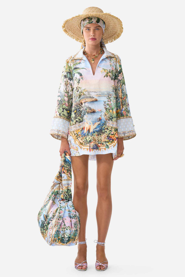Long Sleeve Tunic Dress in Sisi Society