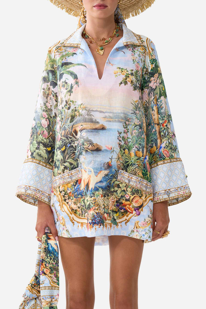 Long Sleeve Tunic Dress in Sisi Society