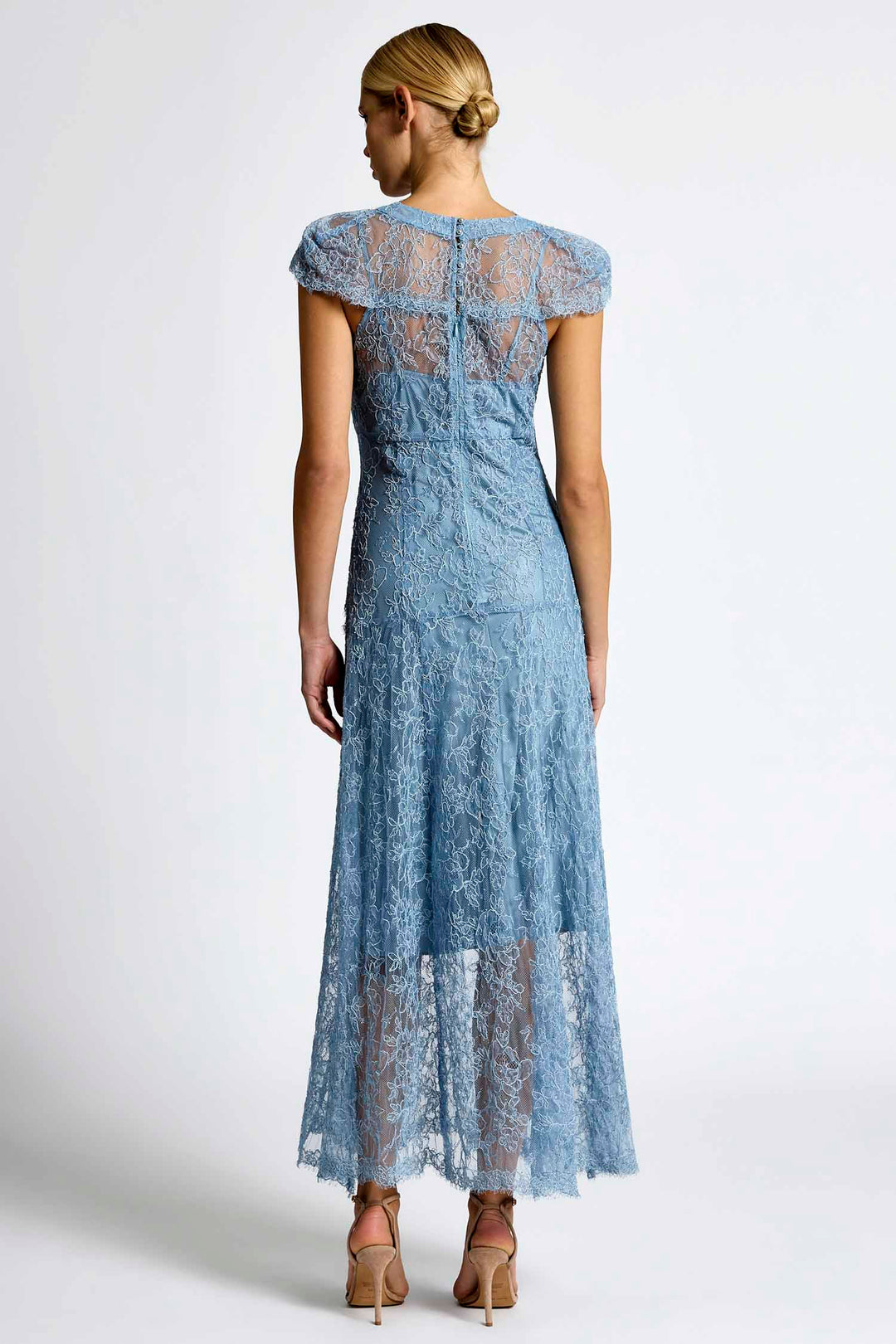 Lorena Midi Dress in Blue