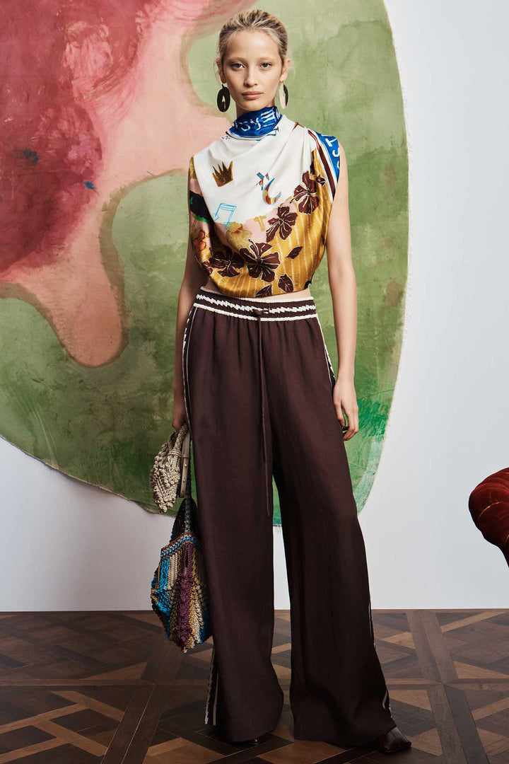 Lori Tailored Pant in Viennetta