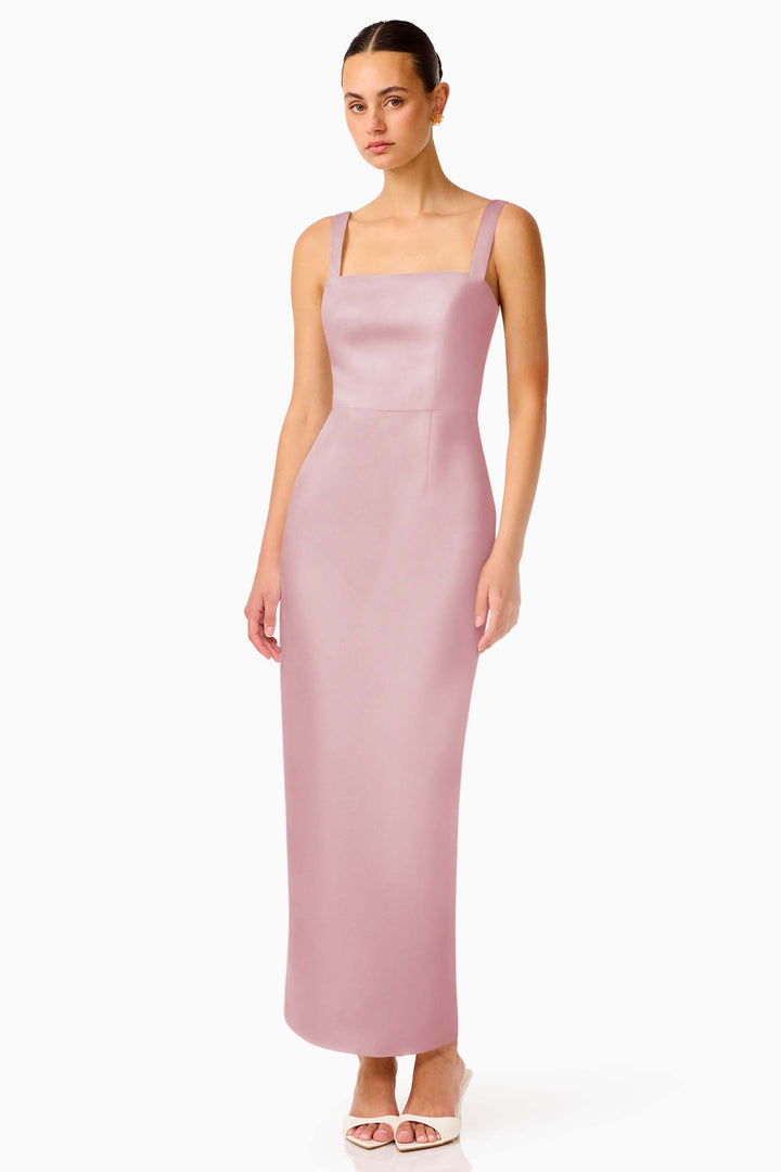 Lorina Cape Gown in Rose Pink
