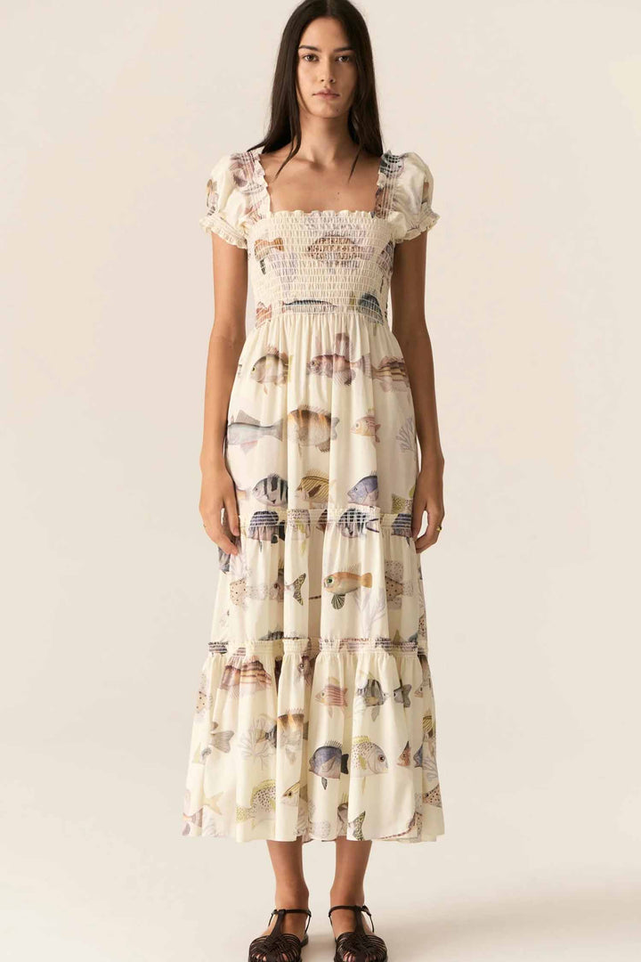 Loup Sun Dress in Loup Print