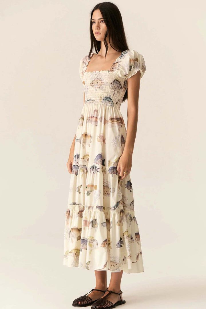 Loup Sun Dress in Loup Print