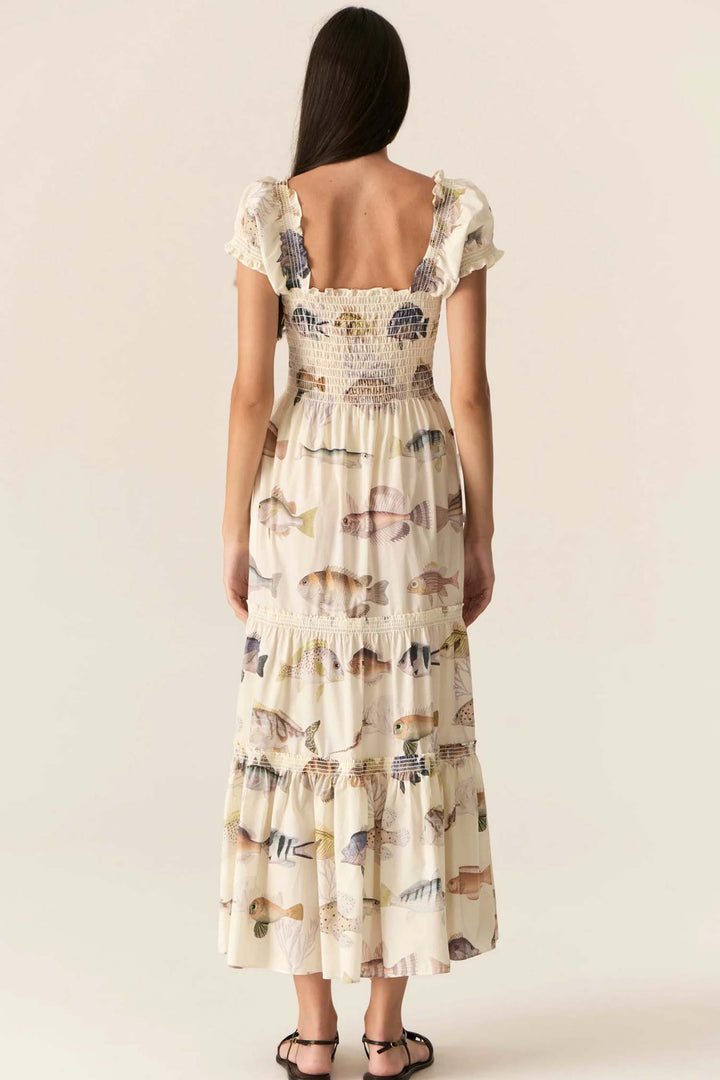 Loup Sun Dress in Loup Print