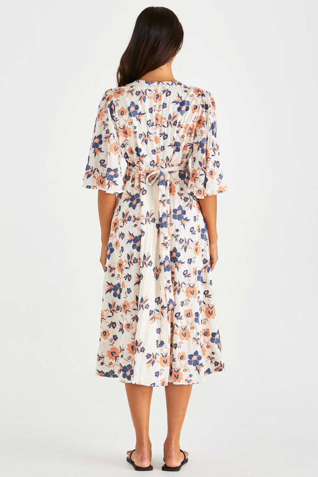 Luca Dress in Floral Embroidery