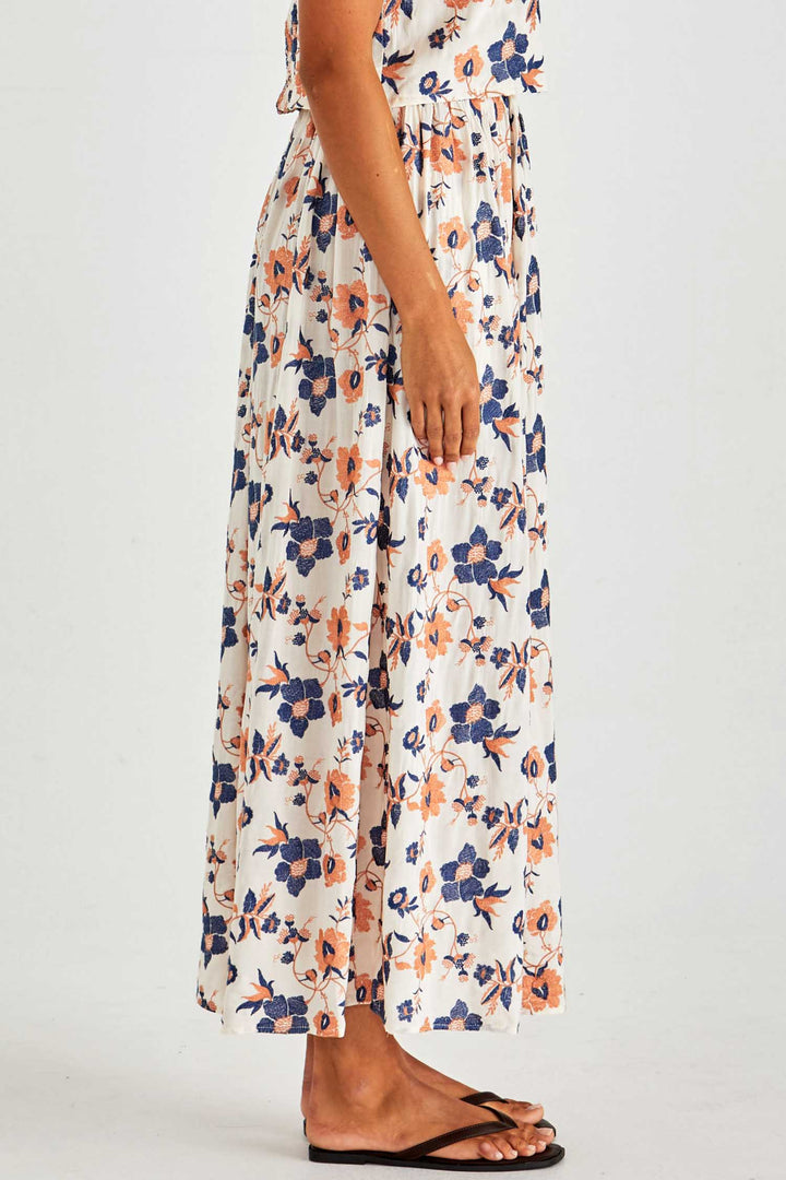 Luca Full Skirt in Floral Embroidery