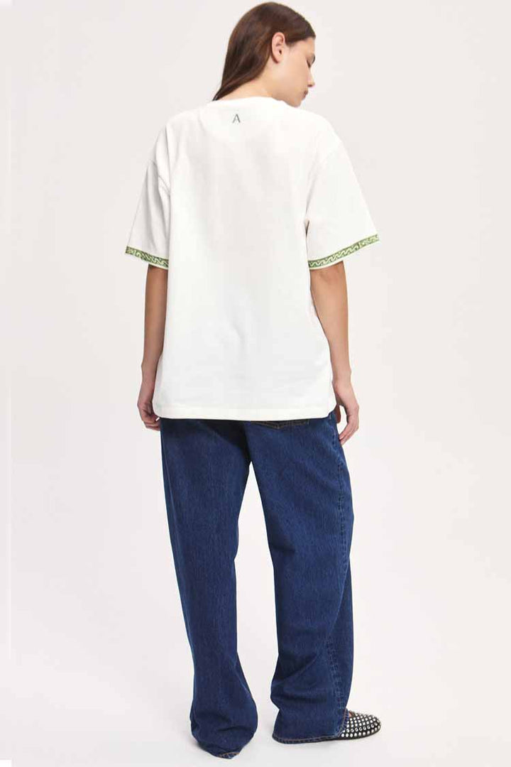 Lucky Pace Tee in Cream