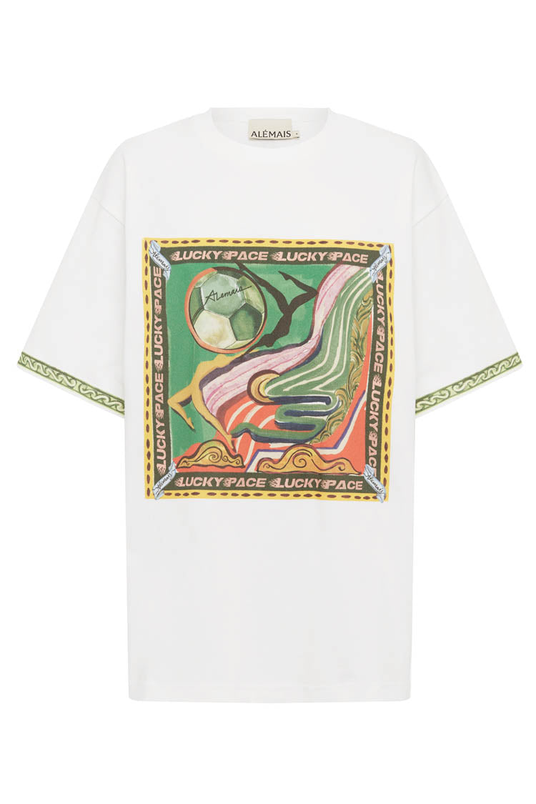 Lucky Pace Tee in Cream