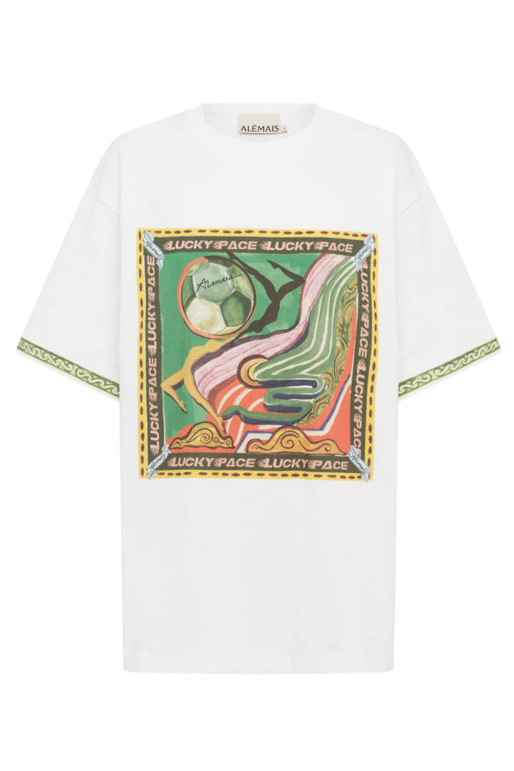 Lucky Pace Tee in Cream