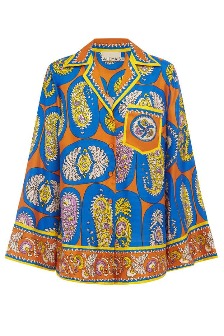 Luis Shirt in Tangerine