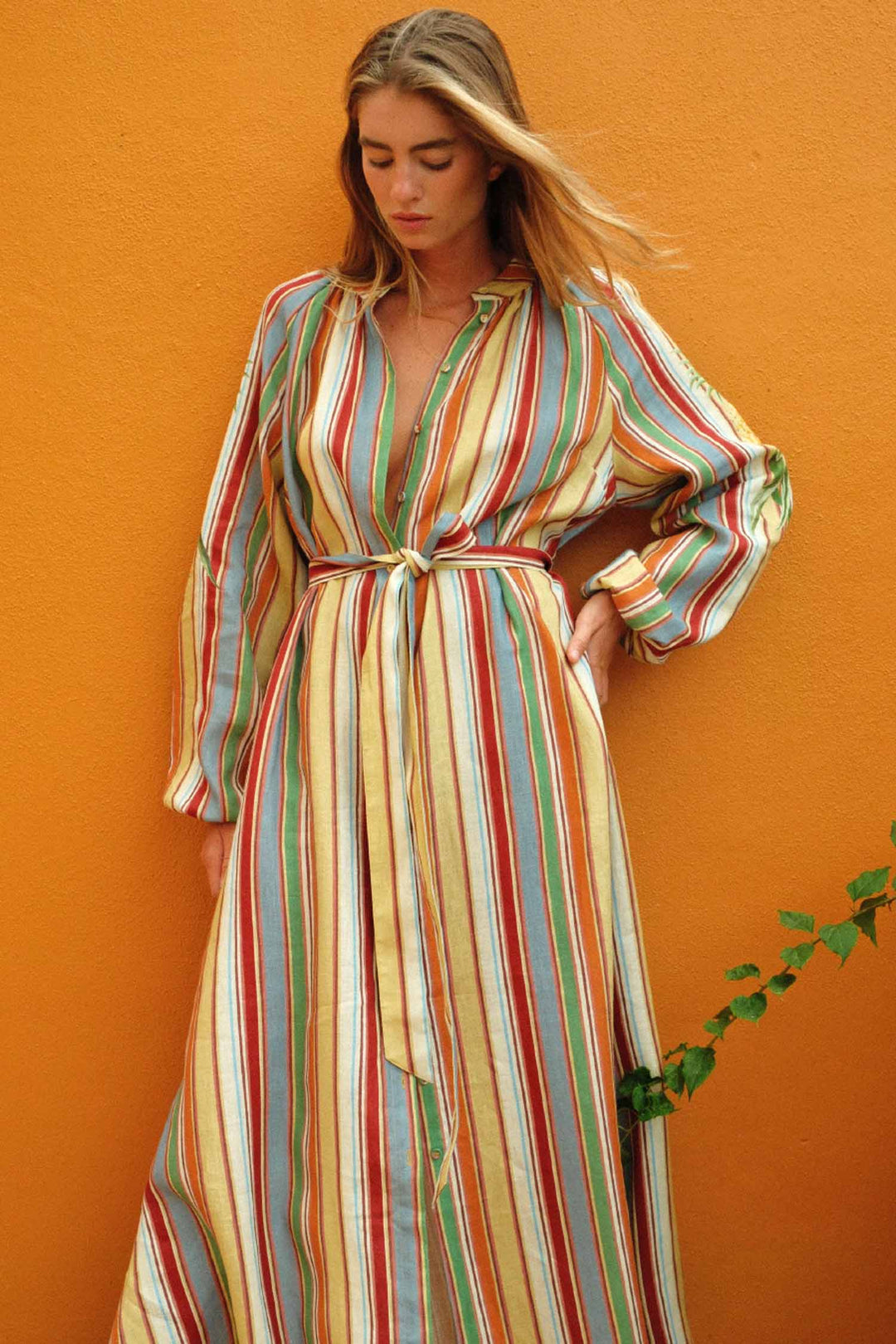 Lula Dress in Anana Stripe