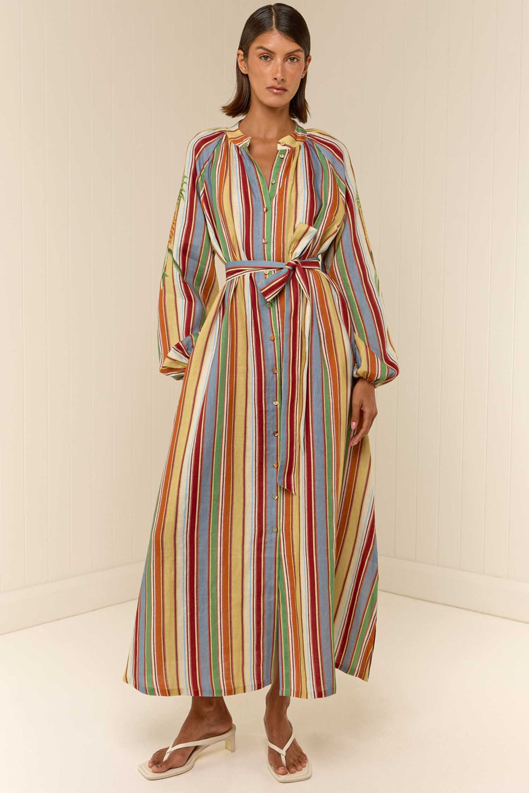 Lula Dress in Anana Stripe