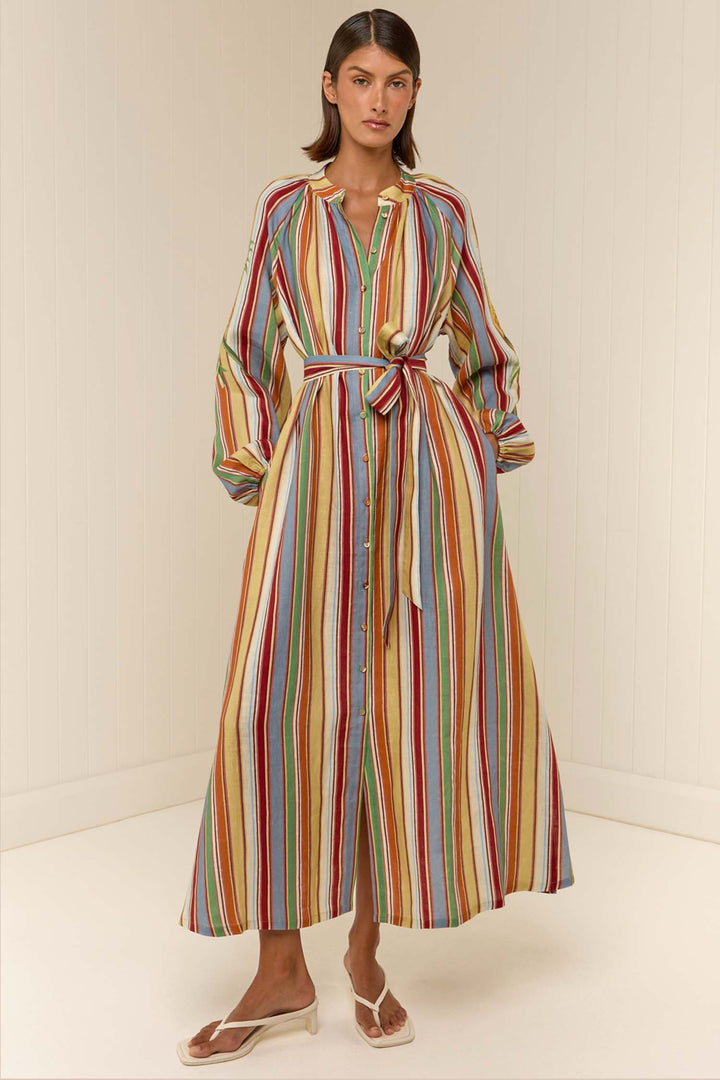 Lula Dress in Anana Stripe