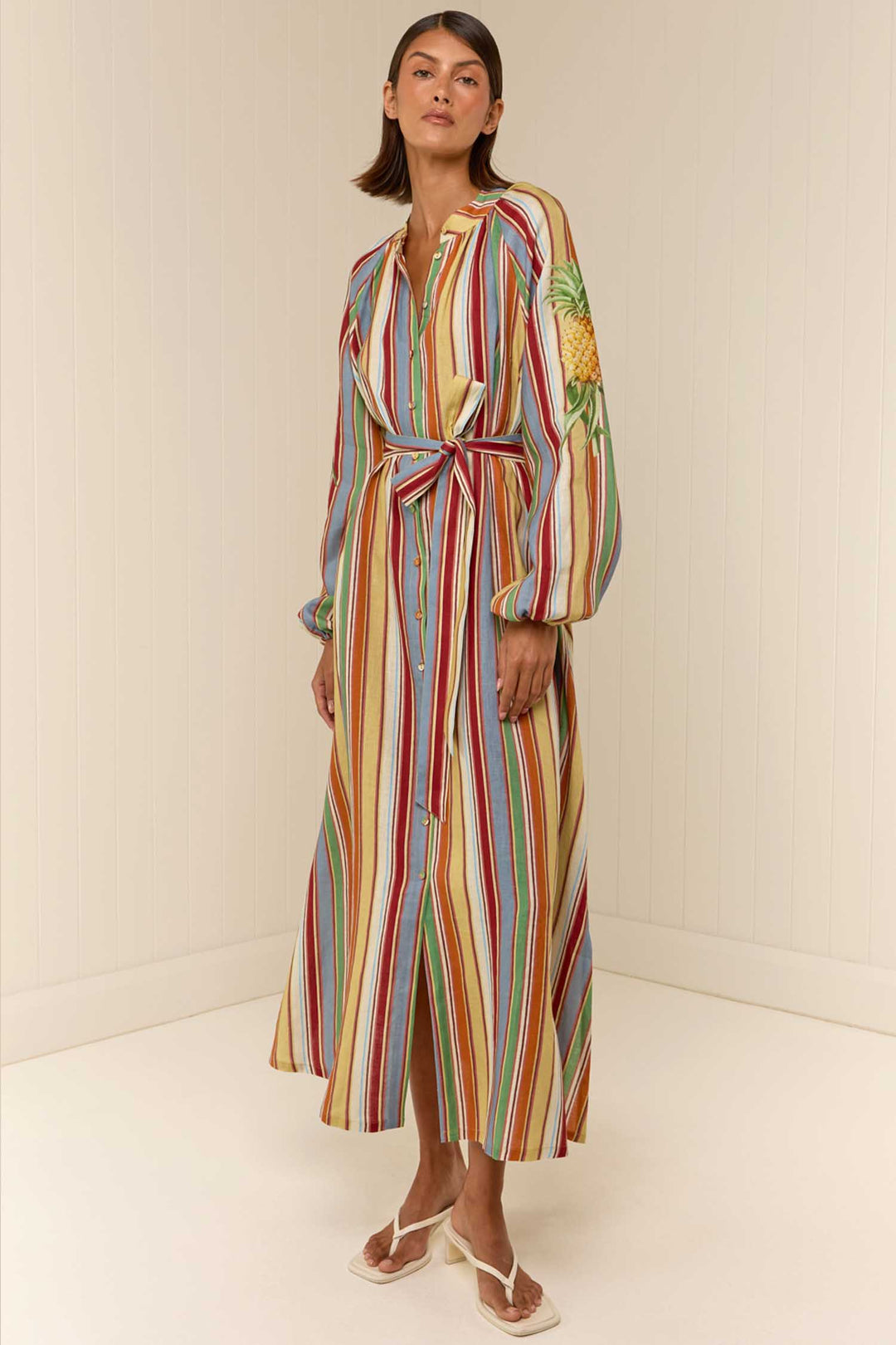 Lula Dress in Anana Stripe