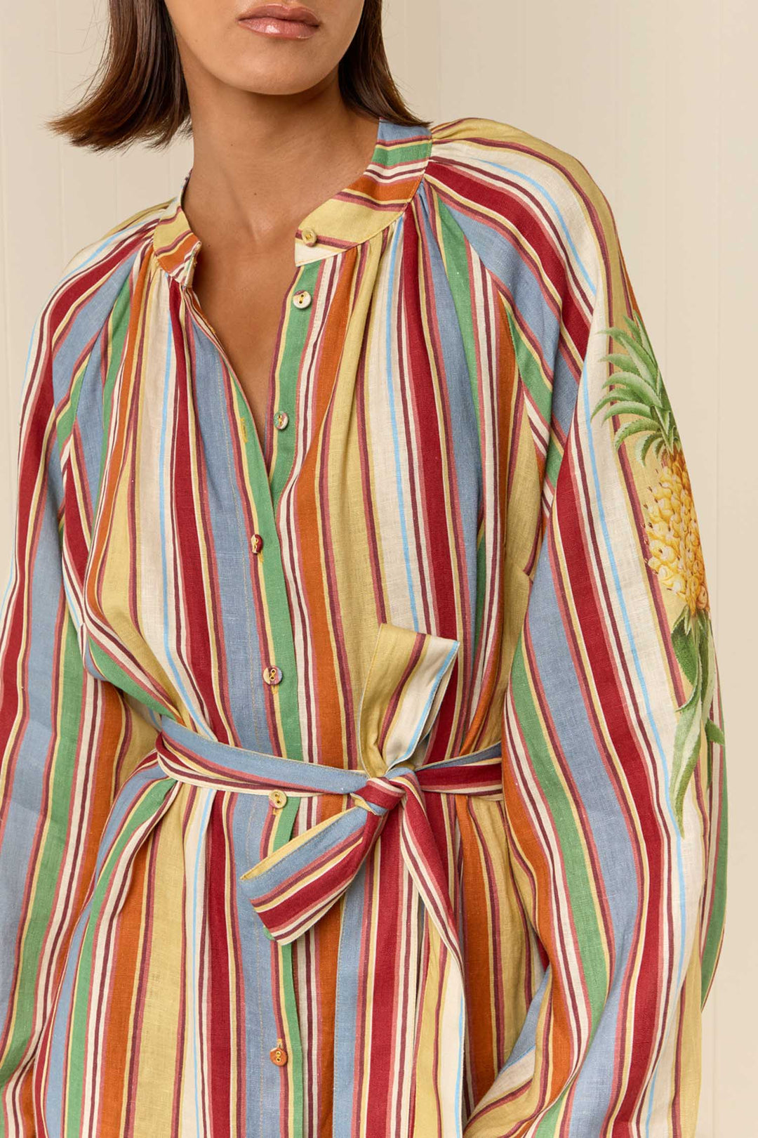 Lula Dress in Anana Stripe