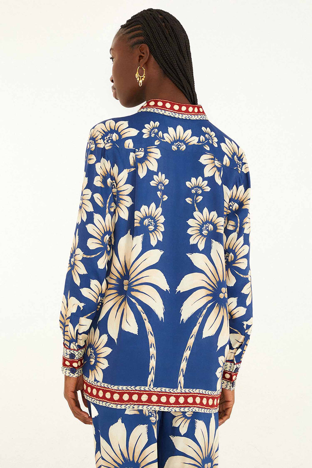 Luna Blue Pajama Shirt