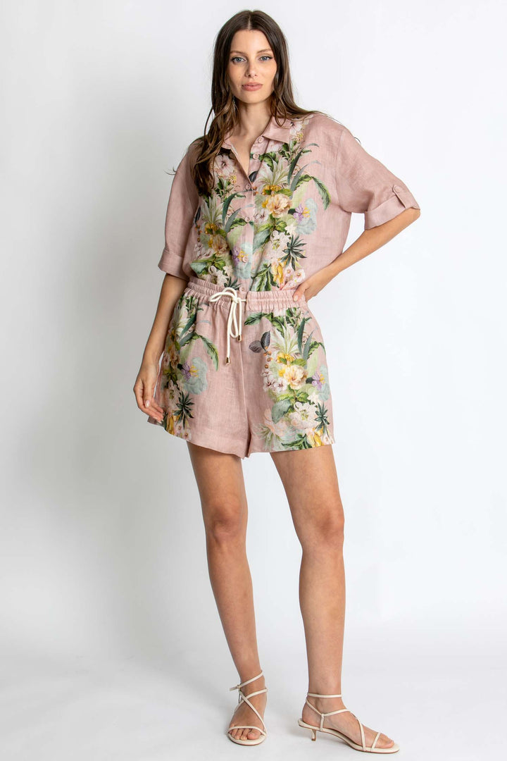 Luna SS Shirt in Fleur Amour
