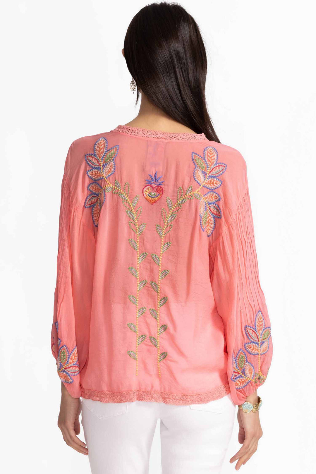 Luna Shirt in Salmon Rose